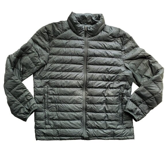 HEATKEEP Puffer Jacket Real Down Filled Super Lightweight Techwear Size L - Picture 3 of 16